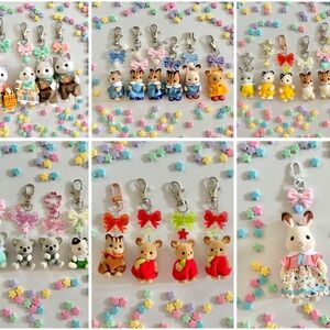 Calico Critter Keychain Charms